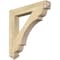 Ekena Millwork Olympic Arts & Crafts Rough Sawn Bracket, Douglas Fir, 4"W x 28"D x 28"H BKT04X28X28OLY03RDF - alternate 1